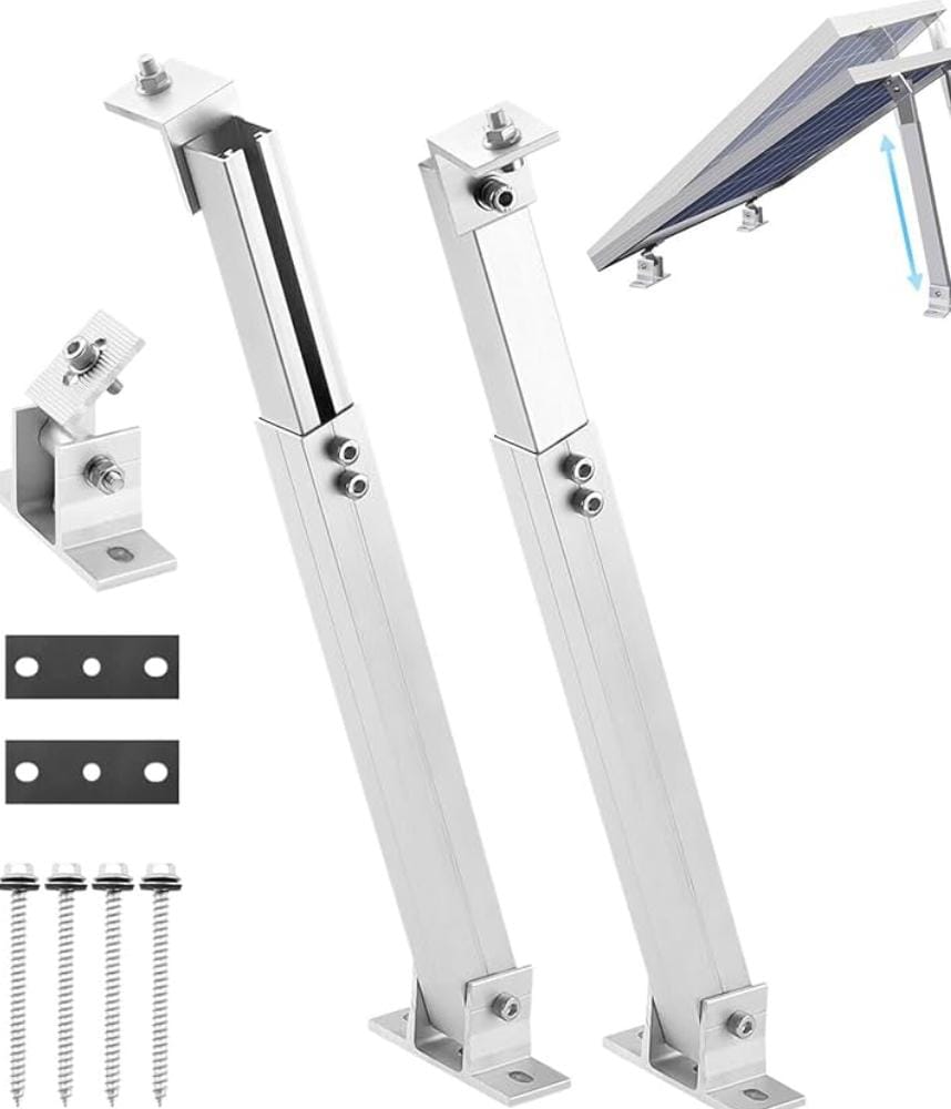 Adjustable Aluminum Tilt Rack (Flat Roof / RV) - Image 2
